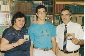 Rose's son, Marc Brodsky with his wife and son