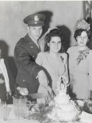 Caroline and Harry, 1943 wedding